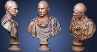 3D мадэль Бюст Путина (STL)